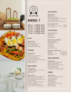 CATERING – KCs KITCHEN